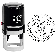 Round Self-Inking Notary Stamp