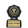Student Small Black Star Sculpted Victory Trophy Award