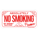Switchyards 6 x 12 No Smoking  Aluminum Sign