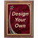 Rising Star 9" x 12" Walnut Plaque