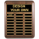 24 Plate 11" x 15" Walnut Perpetual Plaque