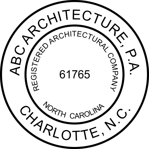 State of North Carolina Architectural Firm