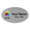 Full Color Custom Oval Name Tag - 1.75 x 3