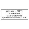 Delaware Notary Rectangle Stamp Seal