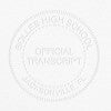 Official Transcript Embosser Seal Impression on Grey Paper