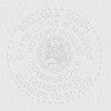 New Mexico Notary Pink Seal - Round Design Imprint Example on Paper