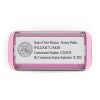 Top View of the New Mexico Pink Rectangle Notary Stamp