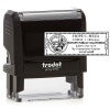 California Notary Rectangle Design Stamp Body and Impression