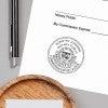 Arizona Notary Round Seal Embosser Lifestyle Image