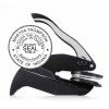 Indiana Notary Round Seal Embosser with overlay of impression
