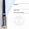Massachusetts Notary Round Seal Embosser Impression on Paper