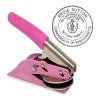 Massachusetts Notary Pink Seal Embosser - Round