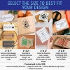 3 inch Custom Logo Stamp (Which size is right for you?)