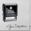 Medium Self-Inking Signature Custom Stamp example with body