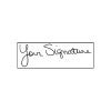 Medium Self-Inking Signature Custom Stamp example