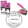 Hawaii Notary Pink - Round Design