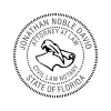 Florida Civil Law Notary Stamp Imprint Example