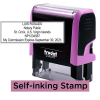 U.S. Virgin Islands Notary Pink Rectangle Stamp