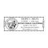 California Notary Pink Stamp - Rectangle Imprint Example