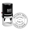 Maine Notary Round Stamp