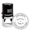 New York Notary Round Stamp
