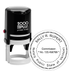 Vermont Notary Round Stamp