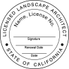 State of California Landscape Architect