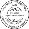 State of Colorado Landscape Architect
