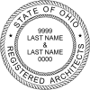 State of Ohio Architect Two Names