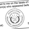 State of Pennsylvania Landscape Architect Seal Imprint