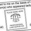 State of Rhode Island Land Surveyor Stamp