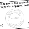 State of South Carolina Engineers Seal (Various Discipline) Seal Imprint