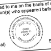State of South Dakota Engineer Seal Seal Imprint