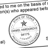 State of Texas Engineer Seal Seal Imprint
