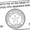 State of Texas Landscape Architect Seal Imprint