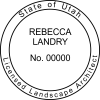 State of Utah Landscape Architect