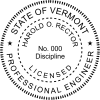 State of Vermont Engineer