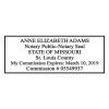Missouri Notary Rectangle Impression