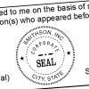 Corporate Seal Stamp Imprint Example