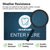 Information about the weather resistance of printed plastic signs