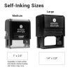 Self-Inking Sizes