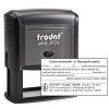 Impression overlay of Massachusetts CERTIFIED TRUE COPY Notary Stamp