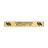 Horizontal Engraved Heavy Brass Signs 1" x 8"