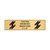 Custom Engraved Brass Plate 2" x 8" Heavy-Duty