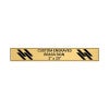 Horizontal Engraved Heavy Brass Signs 3" x 20"