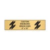 Horizontal Engraved Heavy Brass Signs 4" x 16"