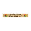 Horizontal Full Color Brass Signs 2" x 16"