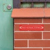 2" x 8" Custom Plastic Sign for No Soliciting