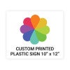 Color Sign Horizontal 10" x 12"