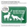 Benefits of adding a UV laminate to aluminum signs to help them last longer outside